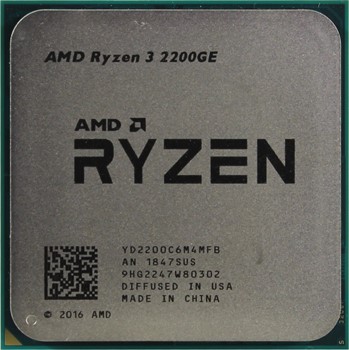 Процессор AMD Ryzen 3 2200GE, OEM - фото 110229