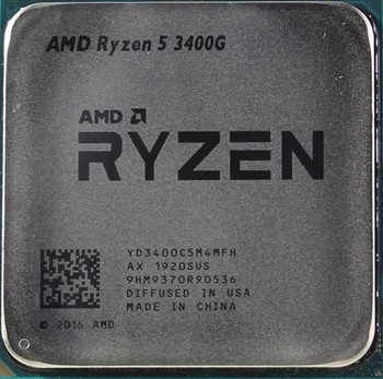 Процессор AMD Ryzen 5 3400G, OEM - фото 110257